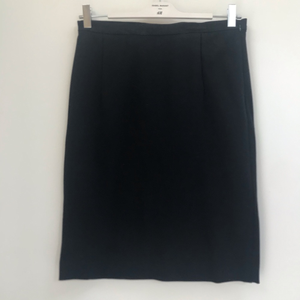 Diane von Furstenberg Black Pencil Skirt